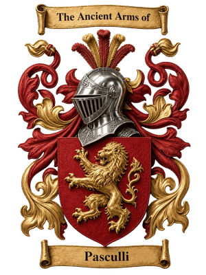 Pasculli coat of arms